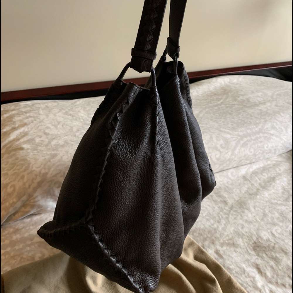Bottega Veneta Open Hobo Cervo with
Intrecciato Detail - Picture 4 of 17